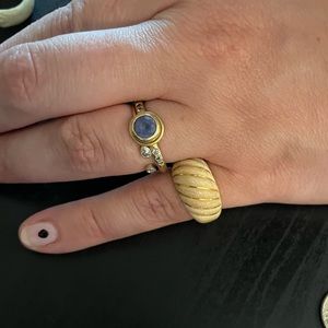 Bone and 10k Gold Ring